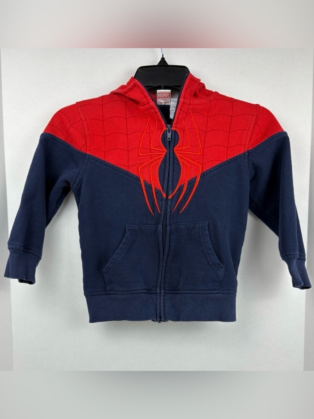 Marvel Spider-Man Kids Kangaroo Pouch Hoodie